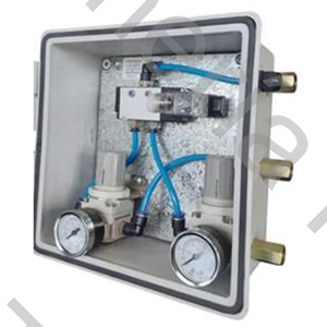 CAJA DE SUSPENSION NEUMATICA CON 2 REGULADORES (MEDIANA)