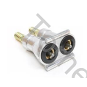 PORTAMANGUERAS DE 2 LÍNEAS RECTO (CON RACORD) (PARA MANGUERA DE 1/2")  DM 43 (TRILER)