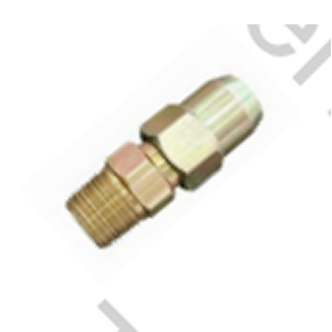 CONECTOR ROSCA 3/8 PARA POLIAMIDA DE 1/2 TIPO AMERICANO DM 340 (TRILER)