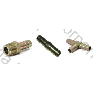 RACORD ROSCA 1/4 PARA MANGUERA DE 1/2 (ACERO)