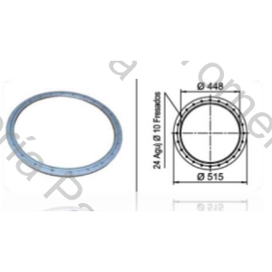 BRIDA PARA FUELLE 2C 207 (BRC450) (6008)