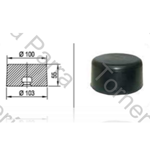 TACO DE REBOTE PARA FUELLE TC 260 (10021) (ALTURA 55 MM)