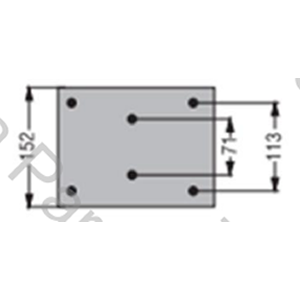 CINTA DE FRENO HELVETICA 6" 4311 BRA EN 22,2 MM (DUROLINE) (PARA BULONES)