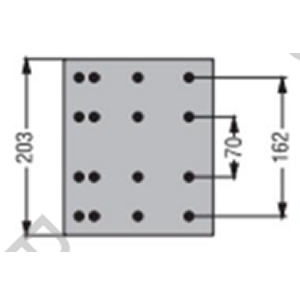 CINTA DE FRENO MONTENEGRO 8" DC 332 EN 22.2 (DUROLINE)