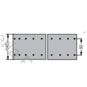 CINTA DE FRENO M.BENZ 1114 FRENO VOLTEO DM 545 EN 19 MM (DUROLINE)