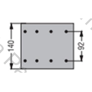 CINTA DE FRENO M.BENZ 1215/1620 DEL (FRENO VOLTEO) DM 583 EN 22,2 MM (DUROLINE)