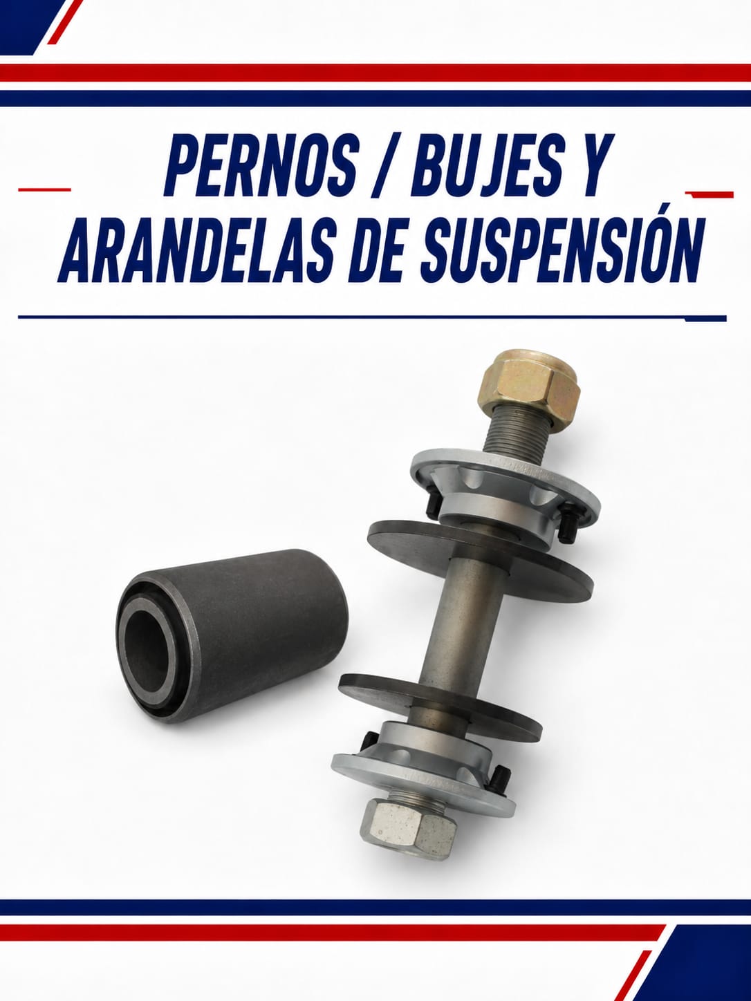 PERNOS/BUJES Y ARANDELAS