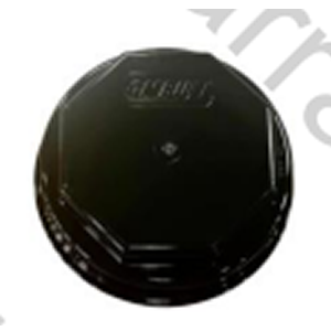 TAZA DE RUEDA OMBU NEGRA SIN JUNTA (PLASTICA)
