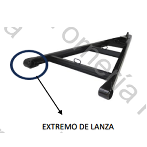 EXTREMOS DE LANZA TIPO HELVETICA