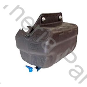 TANQUE DE AGUA 25 LITROS COLOR NEGRO CON JABONERA (MODELO NUEVO) (CON ALA)