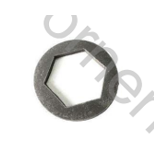ARANDELA SUSPENSION HEXAGONAL TRABA CABEZA DE PERNO (PERNO Ø38MM)