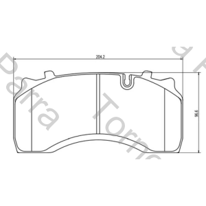 PASTILLAS DE FRENO RENAULT 300 (3PF4099) POR EJE