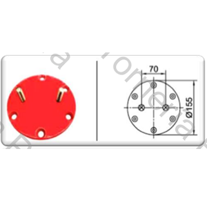 TAPA INFERIOR PARA FUELLE 2C-26 (TIC155) (5002)