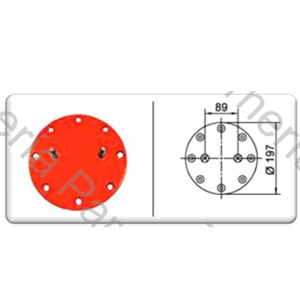 TAPA INFERIOR PARA FUELLE 2C 260 (TIC200-1) (5006-1)