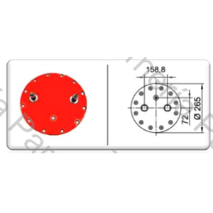 TAPA SUPERIOR PARA FUELLE 2C 210 (TSC265) (5007)