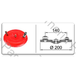 PLATINA SUPERIOR PARA FUELLE TC260 (PLSTC200) (8003) (N/E A 140 MM)
