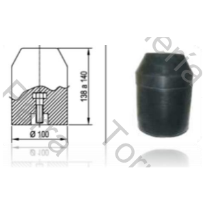 TACO DE REBOTE PARA FUELLE 3C 333 (10024) (ALTURA 140 MM)