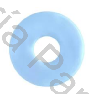 ARANDELA PLASTICA SUSPENSION KLL (178,5MM X 60,5MM X 7MM)