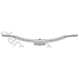 HOJA FORD CARGO 1722 SUPLEMENTARIO 2DA PARABOLICA (76,2X19,8X1206)