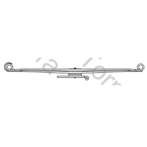 HOJA IVECO STRALIS/EUROTECH 410 DELANTERA 2DA (90X28X1880) PARABOLICA