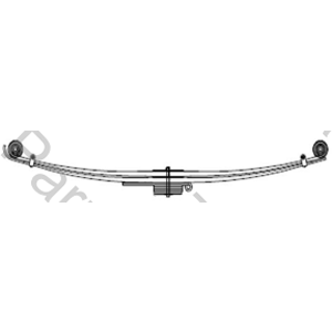 HOJA IVECO TECTOR 150 DELANTERA 2DA (80X25X1783) PARABOLICA