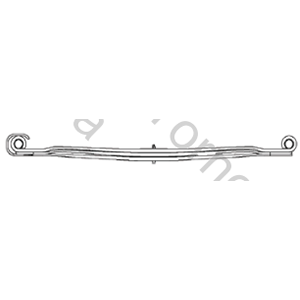 HOJA M.BENZ AXOR DELANTERA 2DA (PAQUETE 3 HOJAS) (90X25X1794) PARABOLICA 