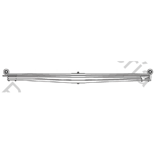 HOJA M.BENZ ATEGO 1518/1718/1725/2425 TRASERA 4TA (80X40X1700) PARABOLICA
