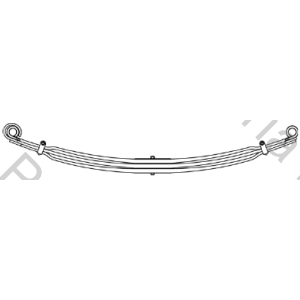 HOJA SCANIA P94 TRASERA 2DA (90X26X1780) PARABOLICA