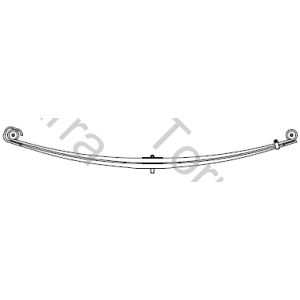 HOJA VOLVO VM 17/23/310/330 DELANTERA 1ERA (80X35X2000) PARABOLICA