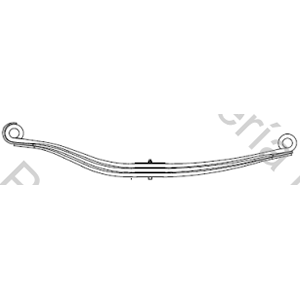 HOJA VOLVO FH 540 (6X4) DELANTERA 2DA (3 HOJAS) (VIVORITA) (90X26X1720) PARABOLICA