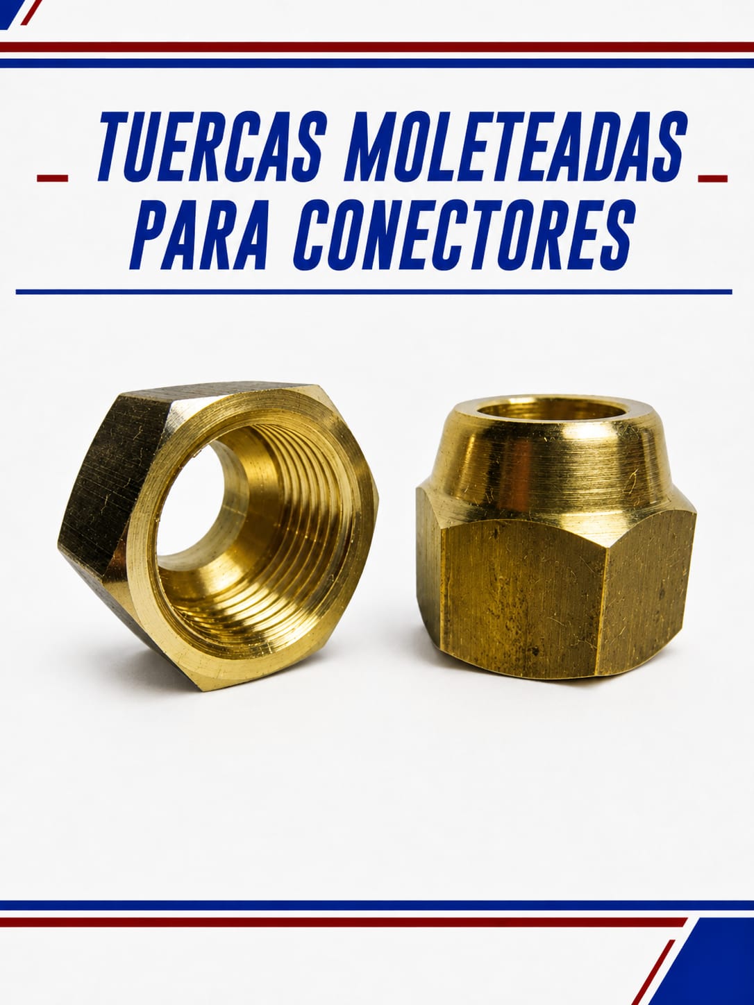 TUERCAS MOLETEADAS